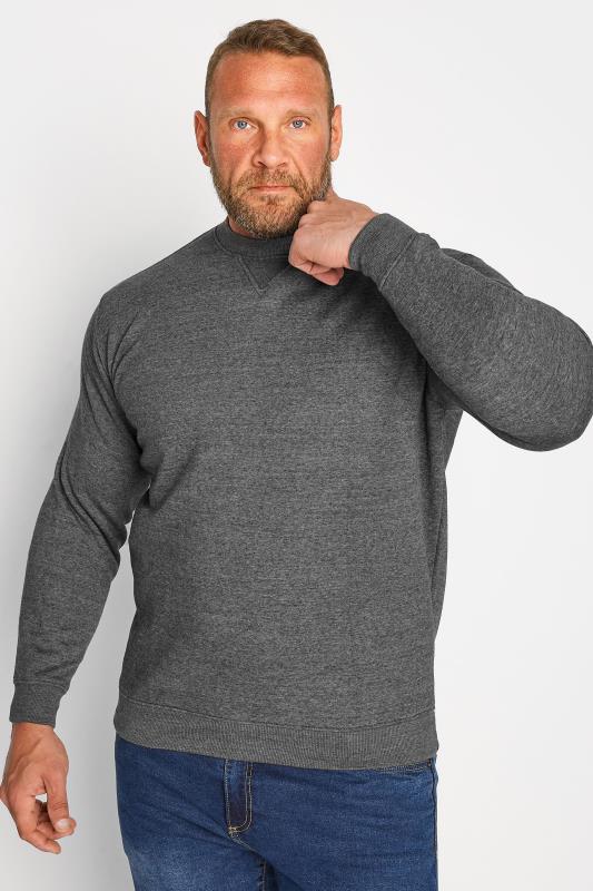 Men's Sweatshirts D555 Big & Tall Grey Rockford Sweatshirt