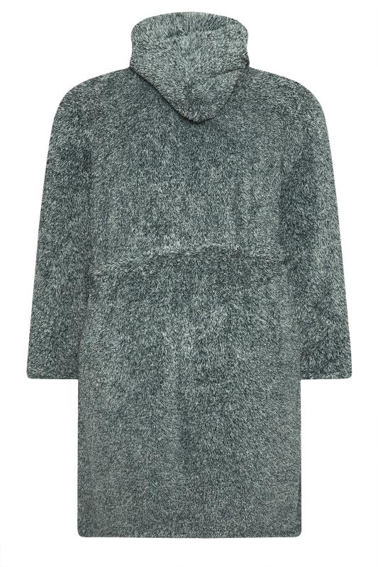 BadRhino Big & Tall Grey Hooded Dressing Gown | BadRhino  5