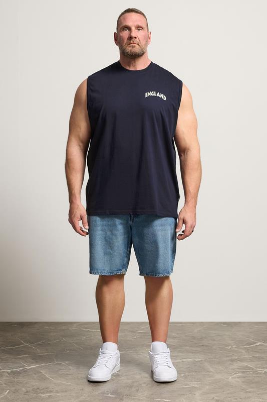 BadRhino Big & Tall Navy Blue England '66 Vest | BadRhino 4