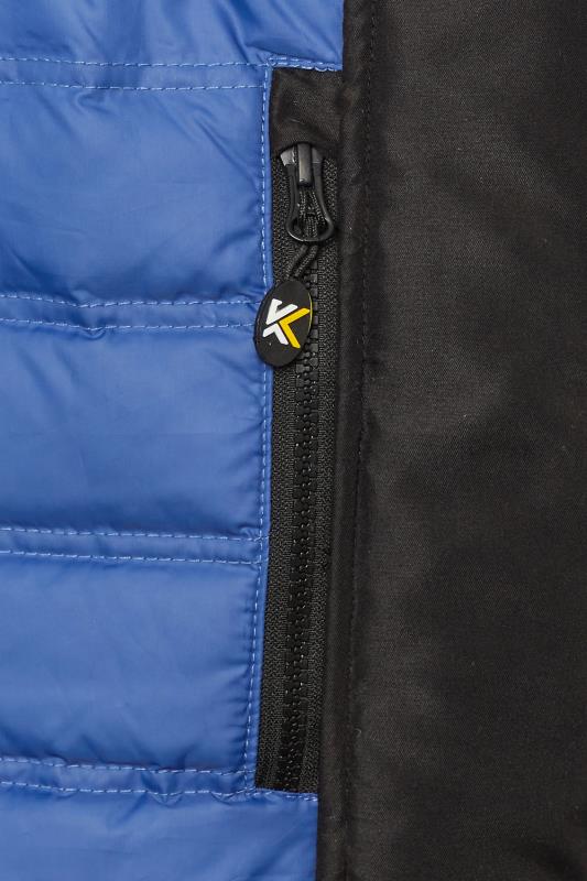 KAM Big & Tall Royal Blue Quilted Gilet | BadRhino 3