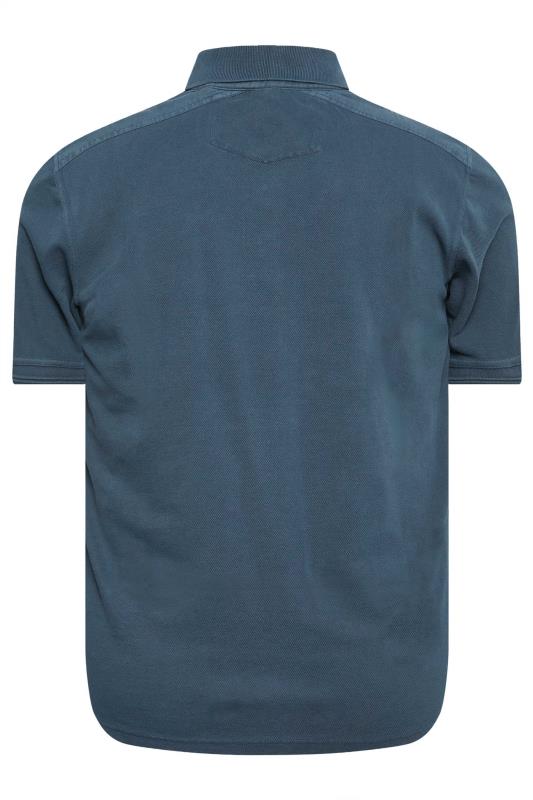 BadRhino Big & Tall Navy Pocket Polo Shirt | BadRhino 4