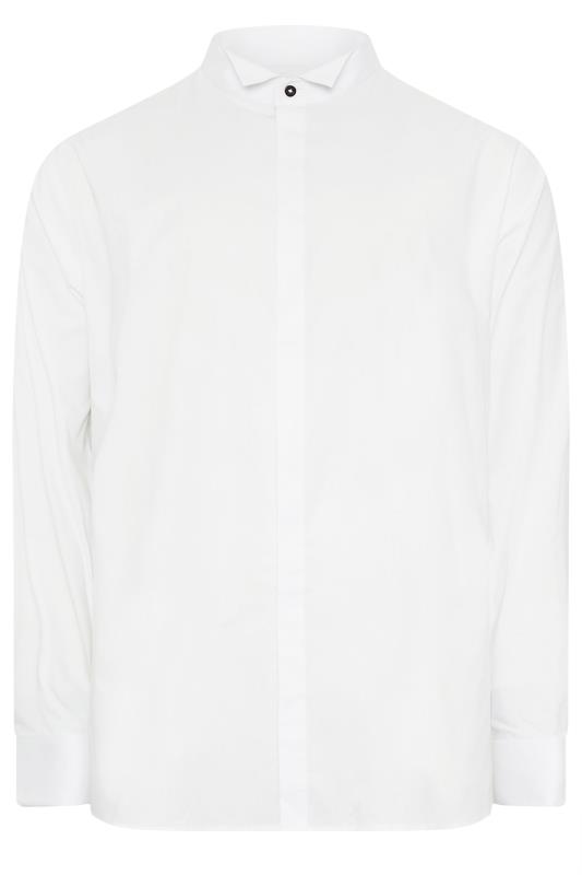 BadRhino Big & Tall White Wing Collar Formal Shirt | BadRhino 4