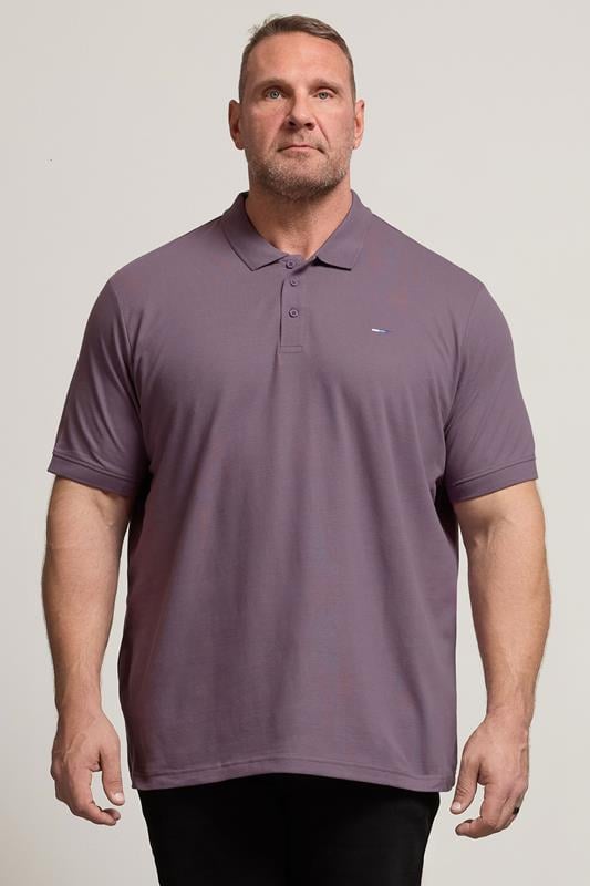 BadRhino Big & Tall 3 PACK Green & Plum Purple Polo Shirts | BadRhino 2