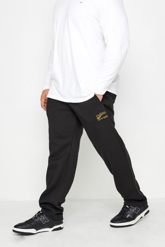 BadRhino Black Contrast Stitch Joggers