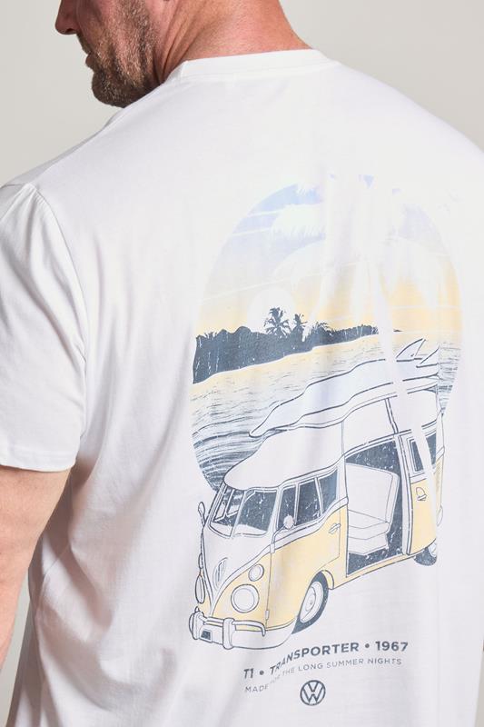 BadRhino Big & Tall White Extra Long Volkswagen Graphic T-Shirt | BadRhino 4