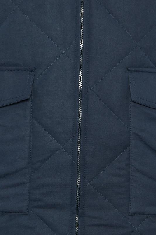 BadRhino Big & Tall Navy Blue Quilted Jacket | BadRhino 3