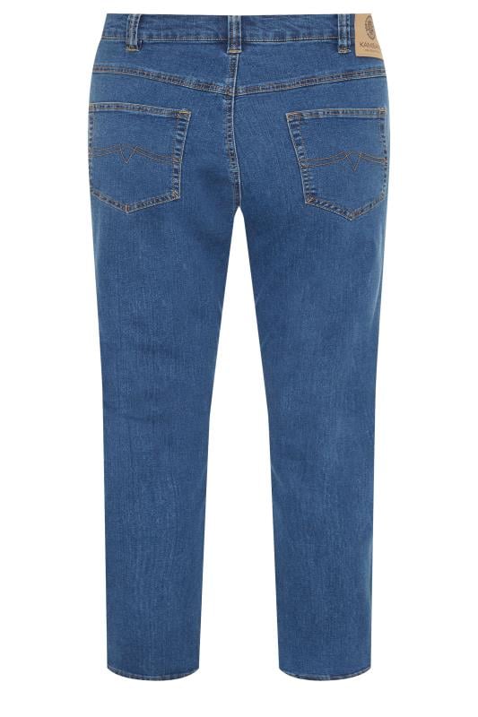 KAM Blue Regular Fit Stretch Jeans | BadRhino 4