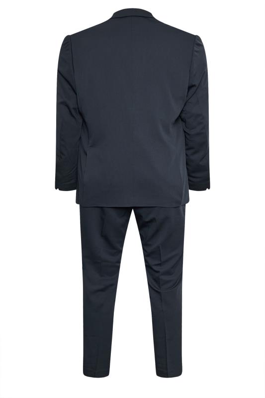 JACK & JONES Big & Tall Navy Blue 'Franco' Suit | BadRhino 6