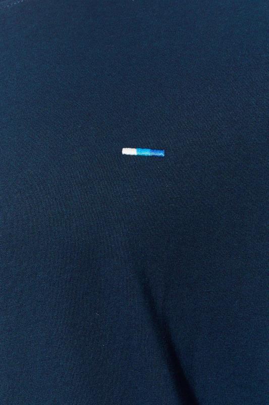 BadRhino Navy Blue Plain Long Sleeve T-Shirt | BadRhino