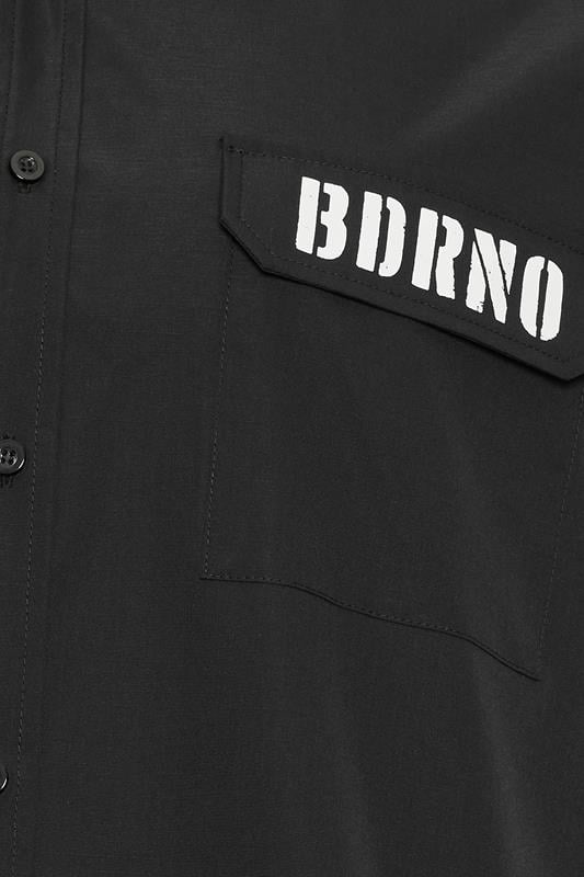 BadRhino Big & Tall Black Military Ripstop Shirt | BadRhino 3