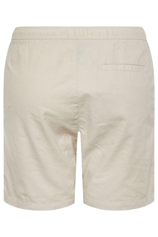 BadRhino Big & Tall Stone Brown Linen Shorts | BadRhino 6