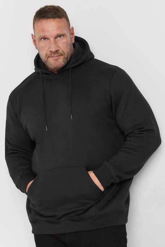 BadRhino Big & Tall Black Premium Hoodie | BadRhino 1