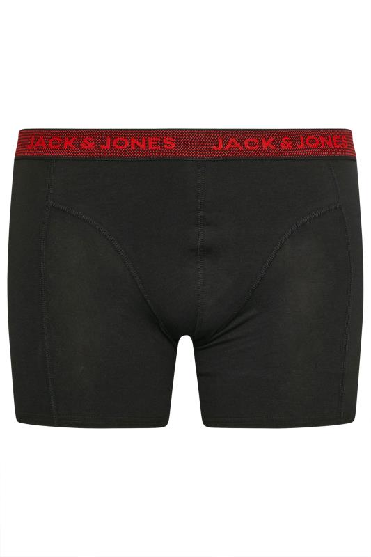 JACK & JONES Big & Tall Grey 3 Pack Trunks | BadRhino 6