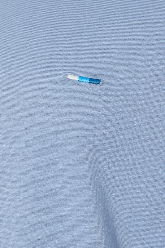 BadRhino Big & Tall Navy Blue 5 Pack Extra Long V-Neck T-Shirts | BadRhino 4