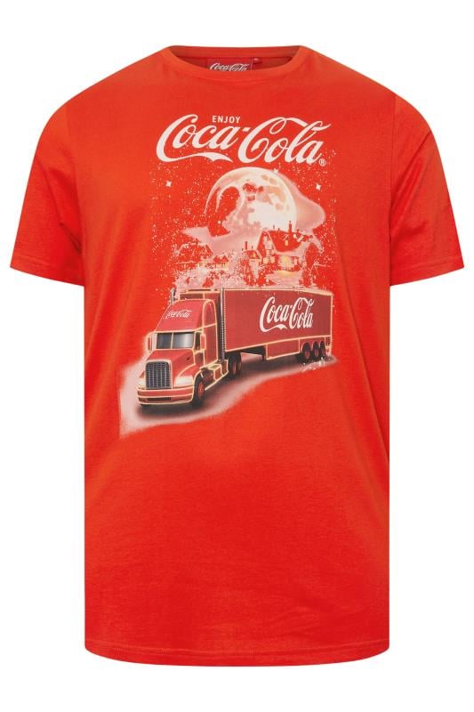 BadRhino Big & Tall Red Coca Cola Graphic Christmas T-Shirt | BadRhino 3