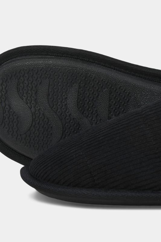 JACK & JONES Black Mule Slippers | BadRhino 3