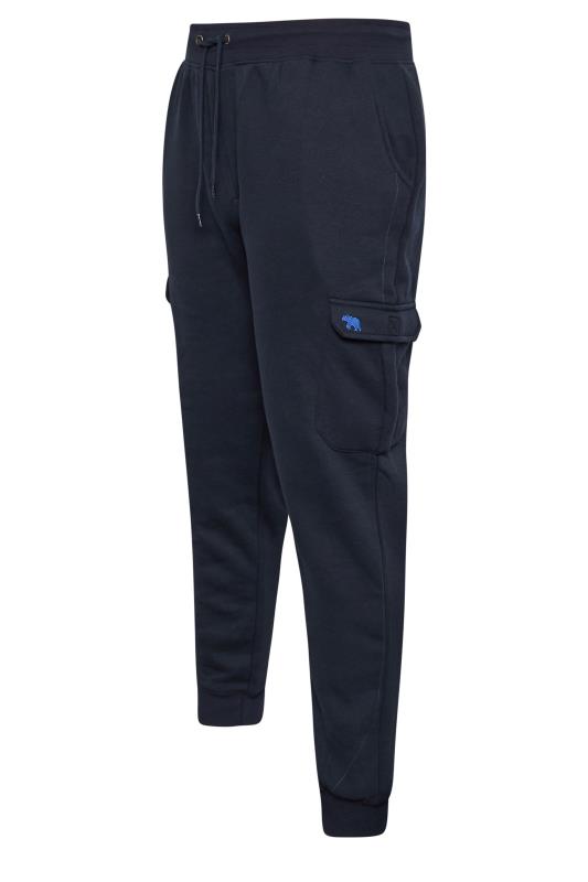 D555 Big & Tall Navy Cargo Pocket Joggers | BadRhino 5