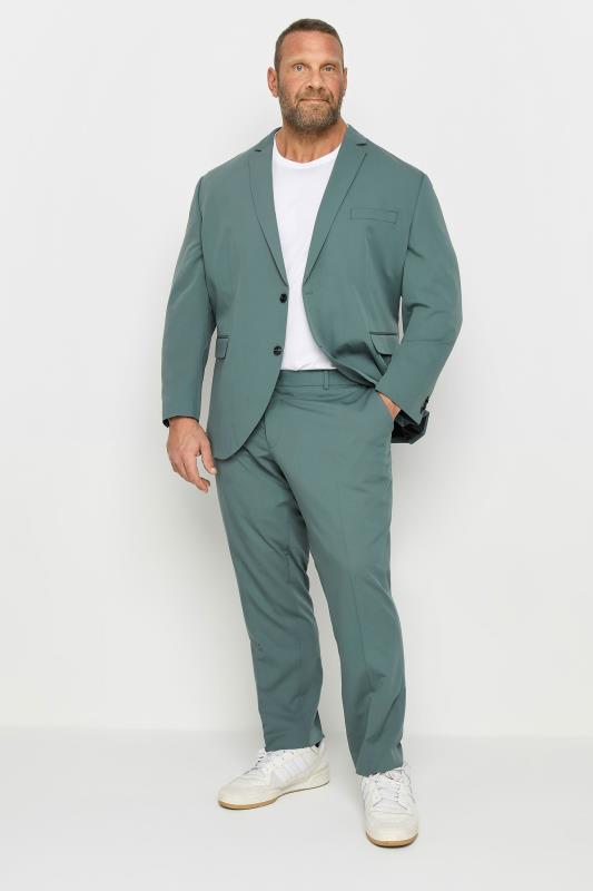 Men's  JACK & JONES Big & Tall Balsam Green Franco Suit