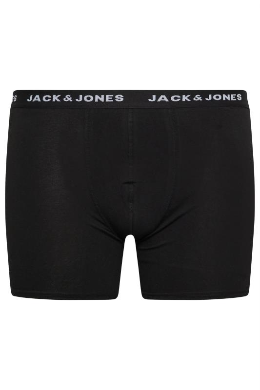 JACK & JONES Big & Tall Black 7 Pack Basic Trunks | M&Co 10