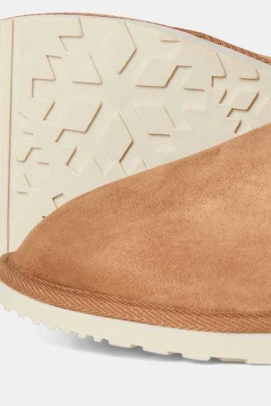 JACK & JONES Camel Brown Mule Slippers | BadRhino 4