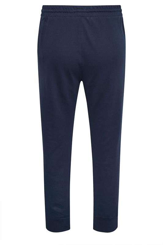 JACK & JONES Big & Tall Navy Blue Joggers | BadRhino 4