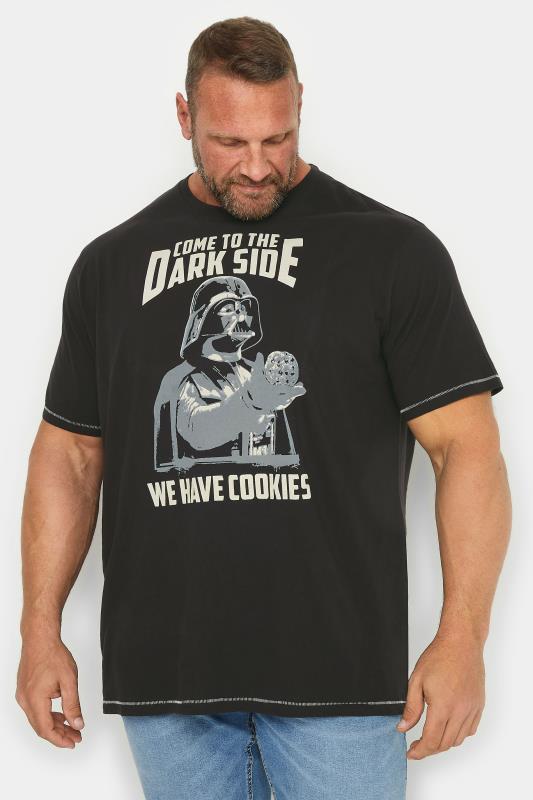 Men's  D555 Big & Tall Black Star Wars 'We Have Cookies' Slogan T-Shirt