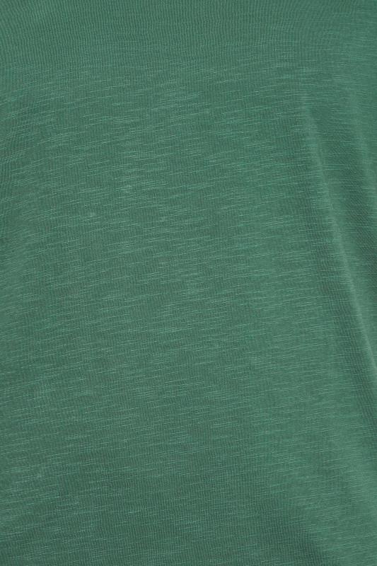 BadRhino Big & Tall Pine Green Slub T-Shirt | BadRhino 5