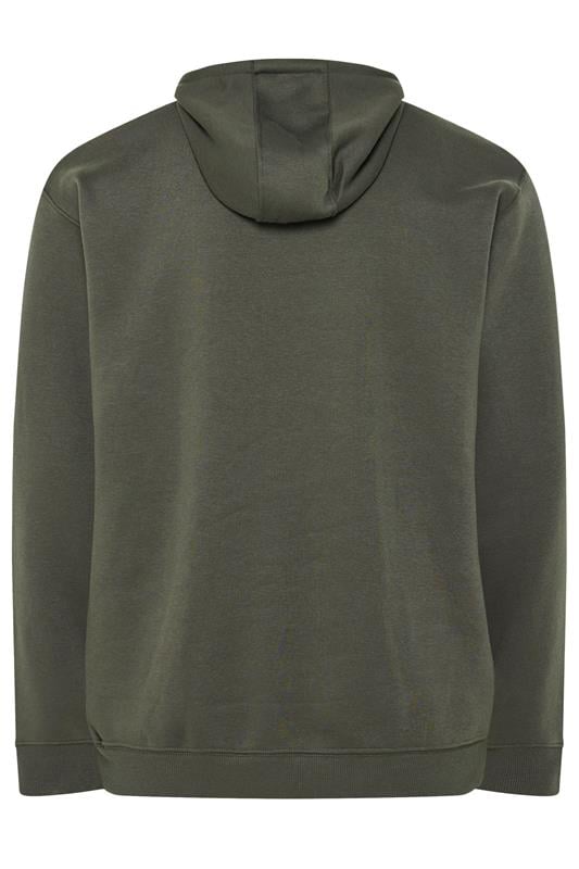 FIRETRAP Big & Tall Khaki Green Hawk Hoodie | BadRhino 2