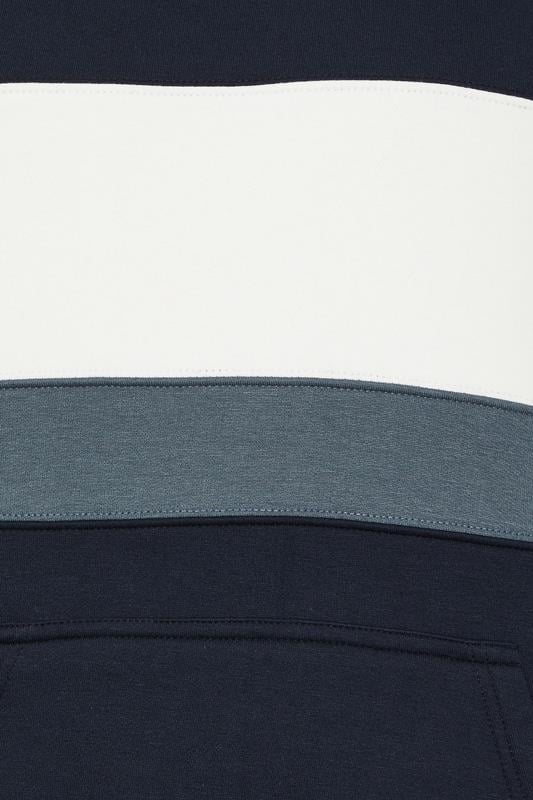 BadRhino Big & Tall Navy Blue Cut & Sew Hoodie | BadRhino 3