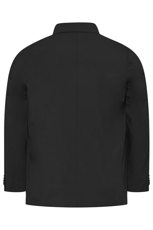 D555 Big & Tall Black Suit Jacket | BadRhino 5