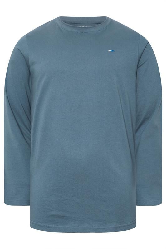 Men's  BadRhino Big & Tall Petrol Blue Extra Long Core Long Sleeve T-Shirt