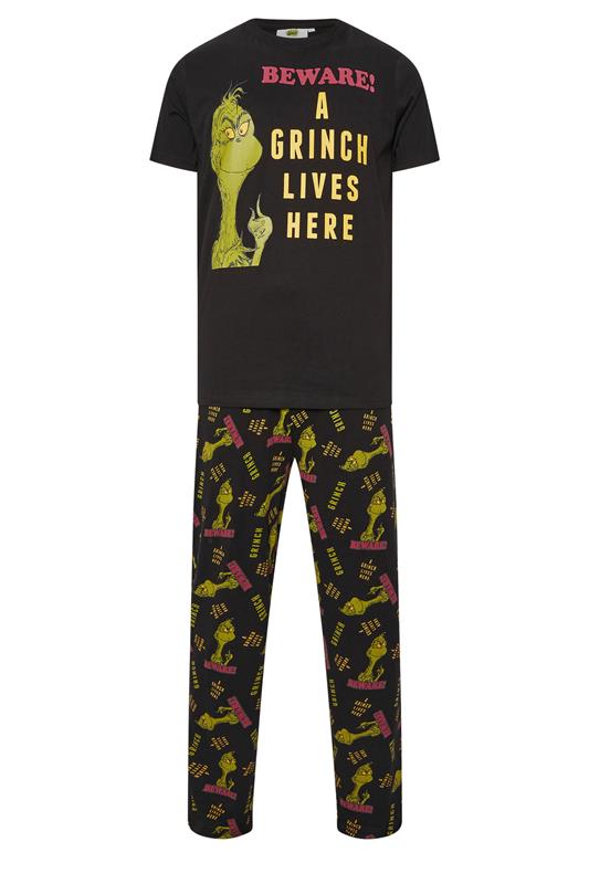 BadRhino Big & Tall Black Grinch Pyjama Set | BadRhino 4