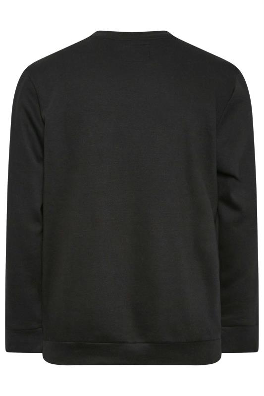 BadRhino Black Pocket Crew Neck Sweatshirt | BadRhino 5