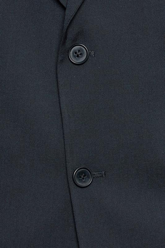 BadRhino Big & Tall Navy Blue Plain Suit Jacket | BadRhino 8