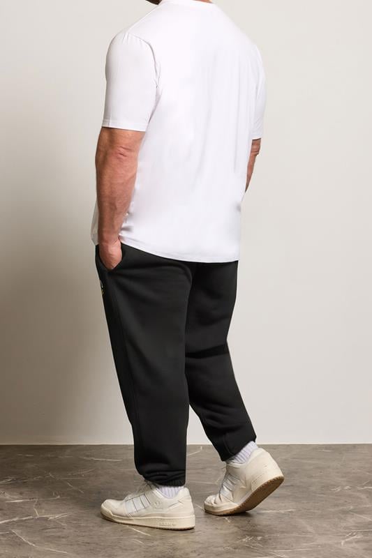 BadRhino Big & Tall Black Worldwide Print Joggers | BadRhino 3