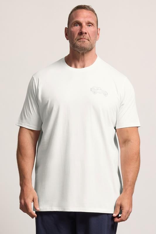 BadRhino White Extra Long 'Forever Off-Roader' Tee