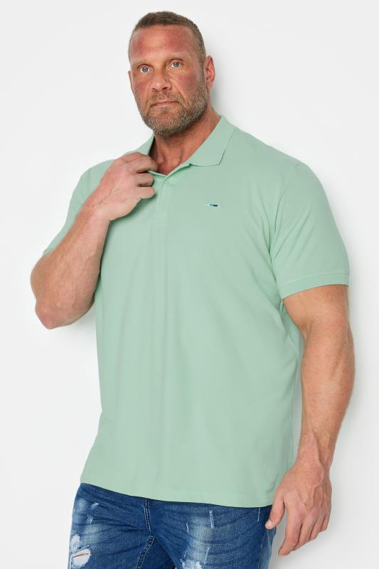 Men's  BadRhino Big & Tall Green Polo Shirt