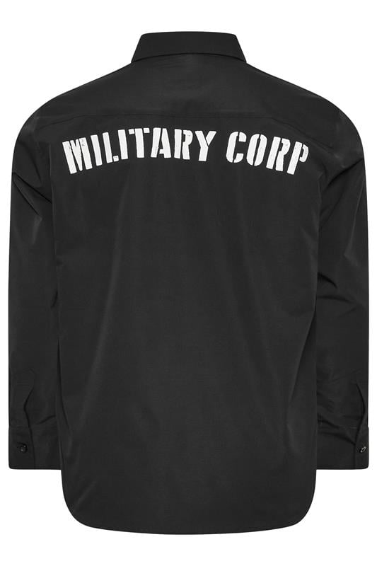 BadRhino Big & Tall Black Military Ripstop Shirt | BadRhino 2