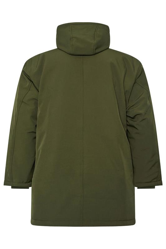 KAM Big & Tall Khaki Green Softshell Jacket | BadRhino 2