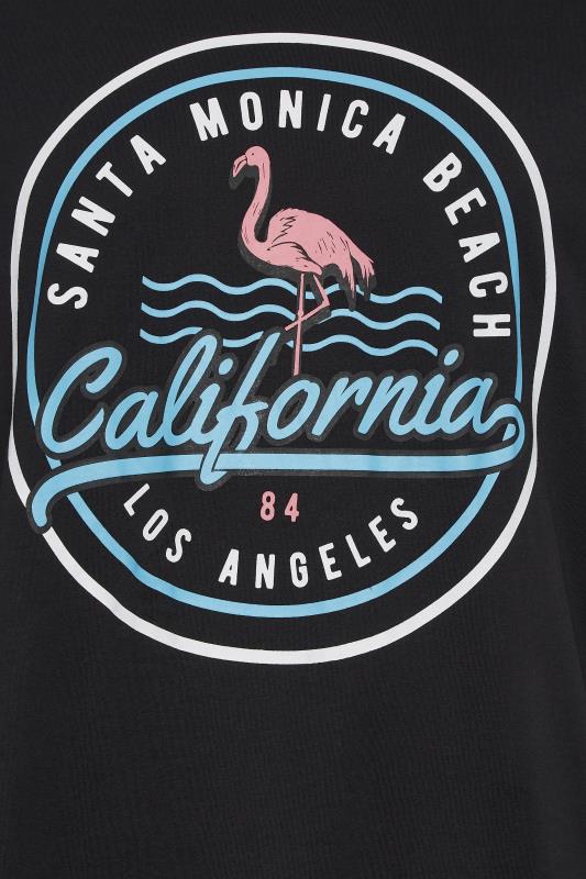 KAM Big & Tall Black California Short Sleeve T-Shirt | BadRhino  2