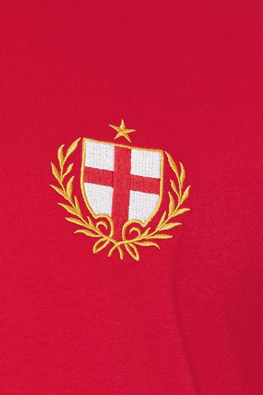BadRhino Big & Tall Red England Crest T-Shirt | BadRhino 9