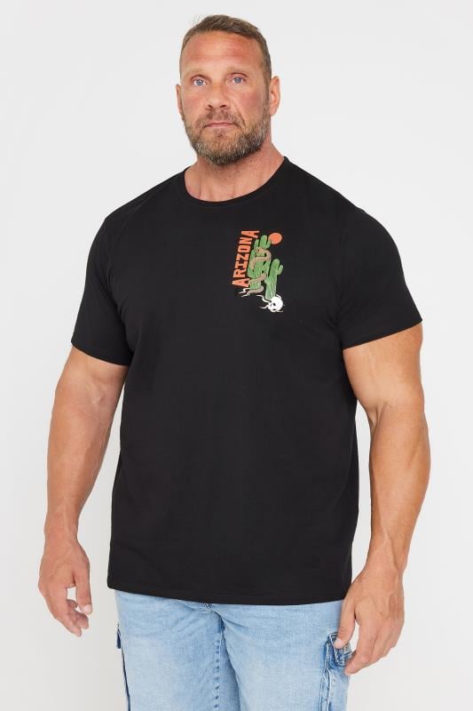 BadRhino Big & Tall Black Arizona Graphic T-Shirt | BadRhino 1