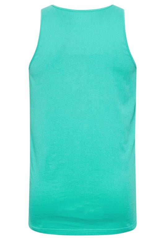 BadRhino Big & Tall Teal Green Vest Top | BadRhino 4