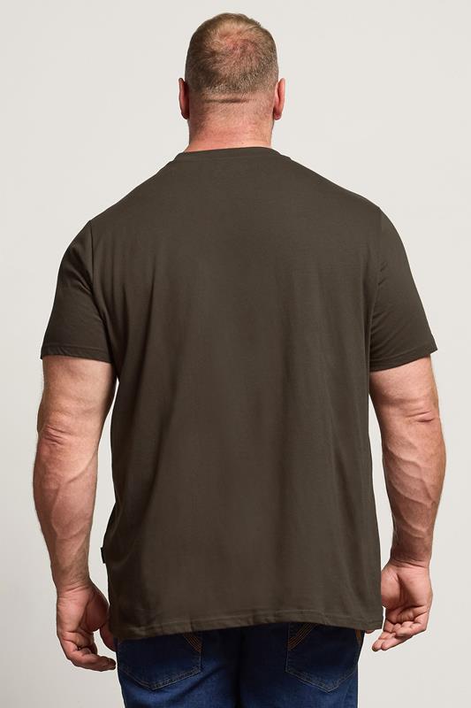 BadRhino Big & Tall Chocolate Brown T-Shirt | BadRhino 3