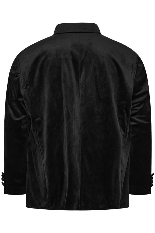 BadRhino Big & Tall Black Tailored Velvet Blazer | BadRhino 6