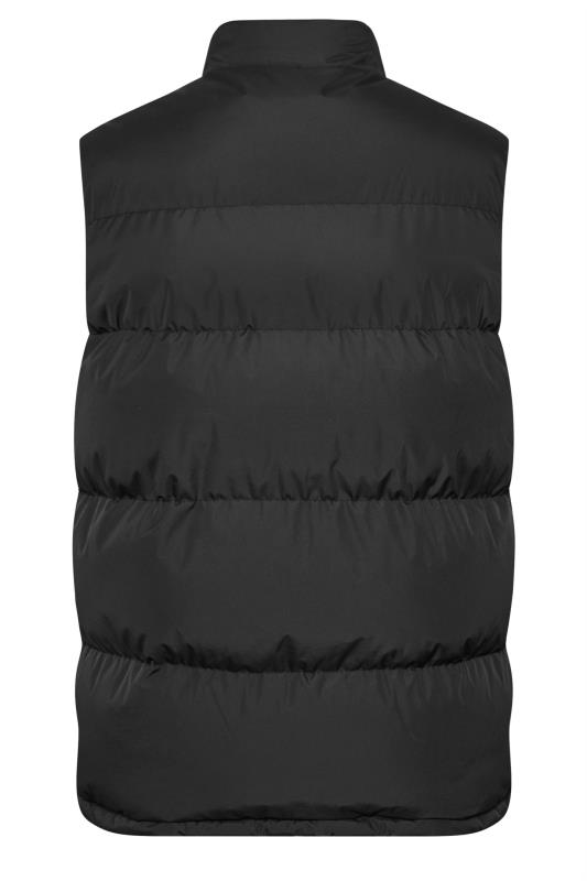 BadRhino Big & Tall Black Zip Through Gilet | BadRhino 4