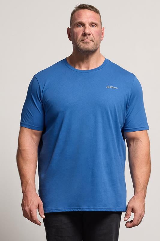 Men's  Ben Sherman Big & Tall Cobalt Blue Signature T-Shirt