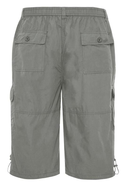D555 Grey Leg Pocket Cargo Shorts | BadRhino 4