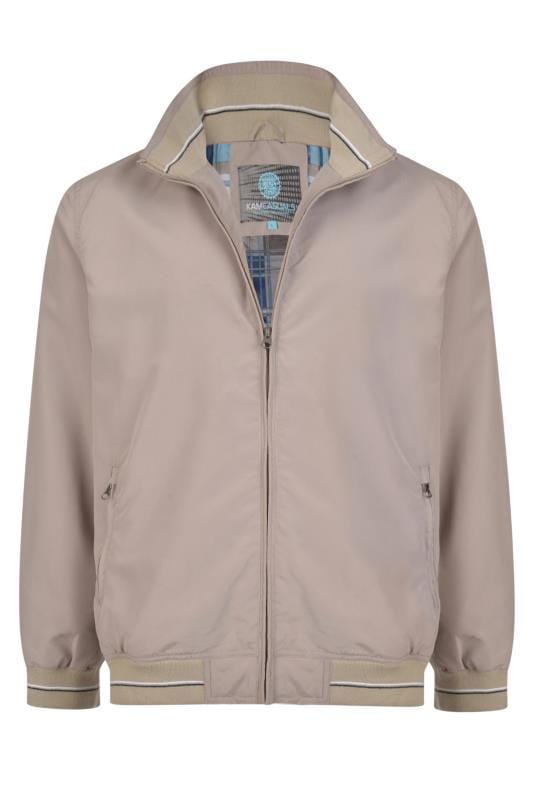Men's Jackets KAM Taupe Casual Jacket