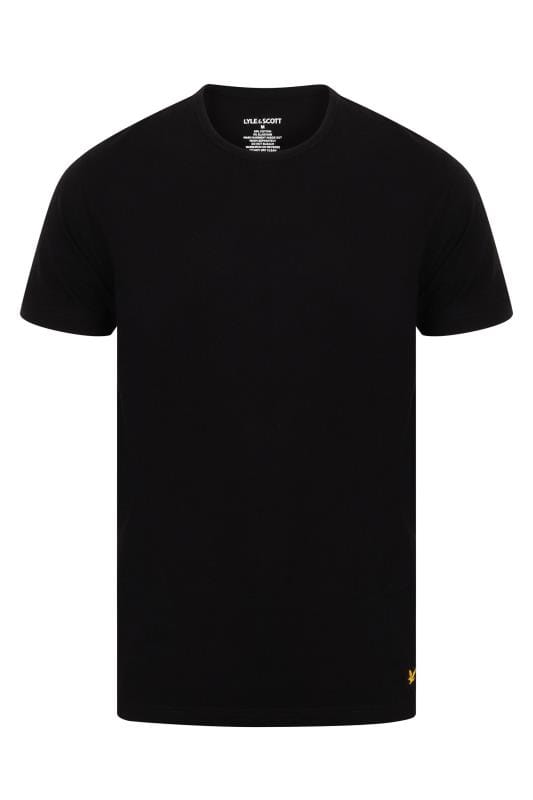 LYLE & SCOTT 3 Pack Black Lounge T-Shirts | BadRhino 4
